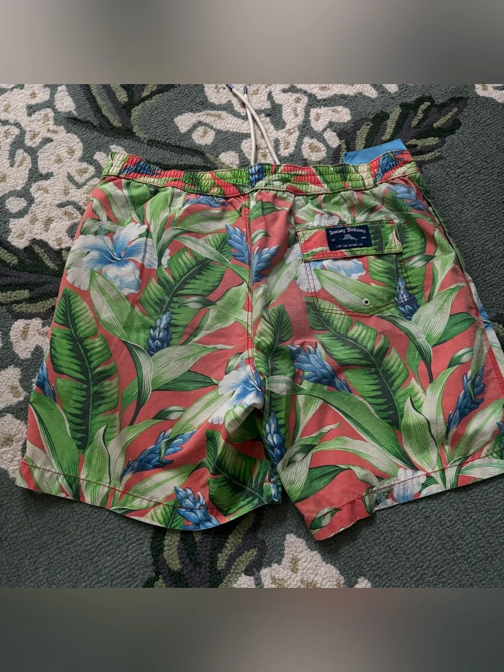 Tommy Bahama Coral Tropical Floral Swim Shorts